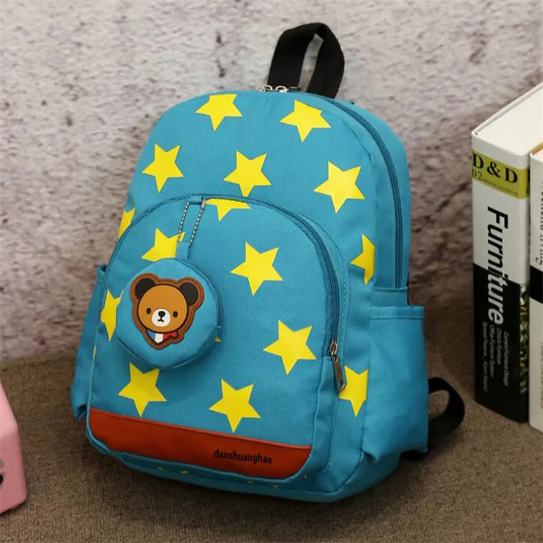 Милые детские школьные сумки с принтом старта Детские нейлоновые рюкзаки для детского сада школьные рюкзаки Bolsa детские школьные рюкзаки - Цвет: Green