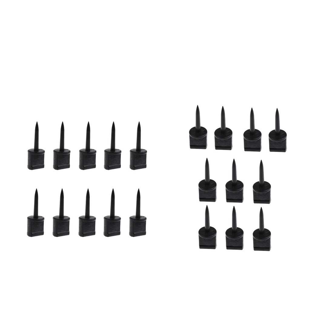 20pcs Hunting Archery Target Pins Nail Supplies Target Face Pins Accessories 5.5cm Black