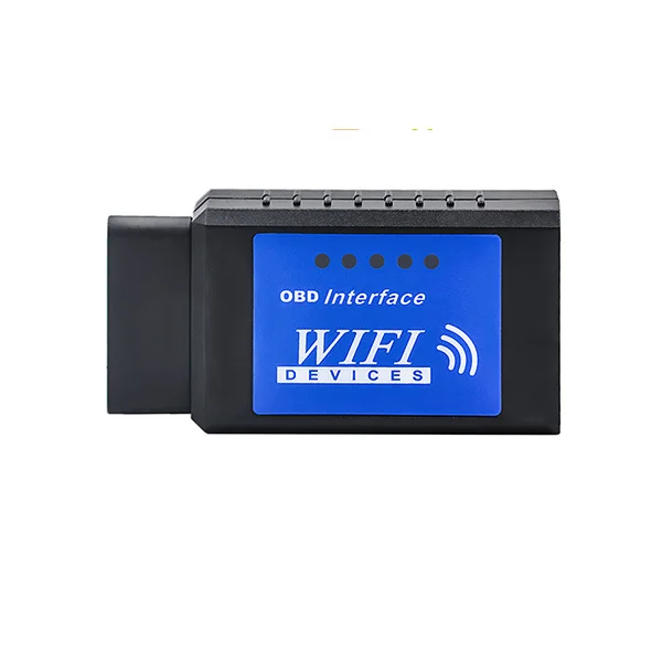Супер Мини ELM327 V1.5 Bluetooth/Wifi OBD2 OBDII считыватель кодов высокое качество ELM 327 Bluetooth ELM327 Wi-Fi Android/IOS - Цвет: wifi blue