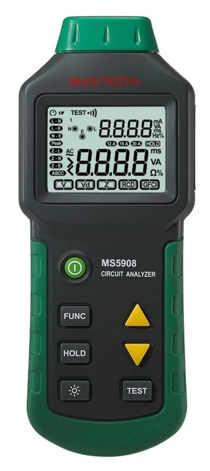 

Selling Mastech MS5908 RMS Circuit Analyzer Tester Compared w/ IDEAL Sure Test Socket Tester 61-164CN 110V or 2
