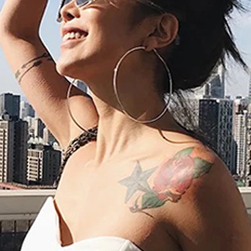 

Nextvance Dangle Big Circle Hoop Earring Gold Punk Stainless Steel Loop Earrings For Women Party Ear Jewelry Pendientes