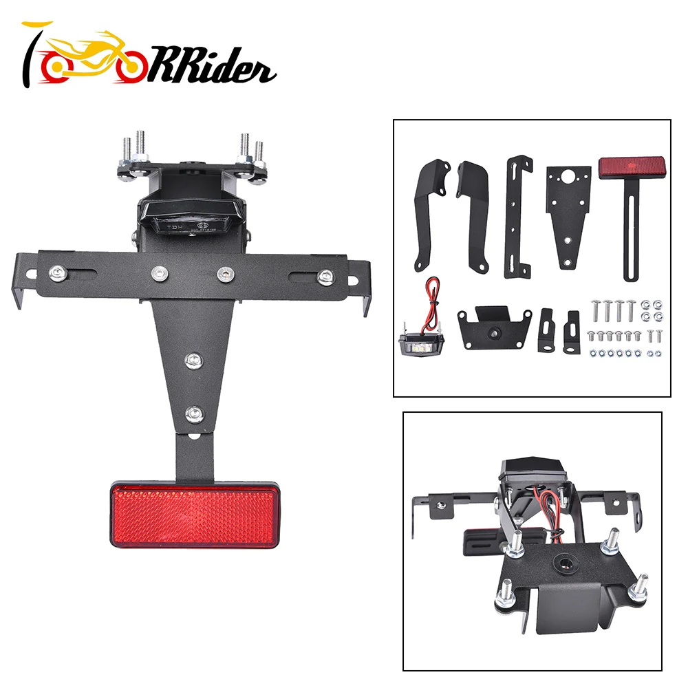 

Motorcycle Adjustable Angle License Number Plate Frame Holder Bracket for YAMAHA MT-10 MT10 FZ-10 MT 10 2016 2017 2018 2019