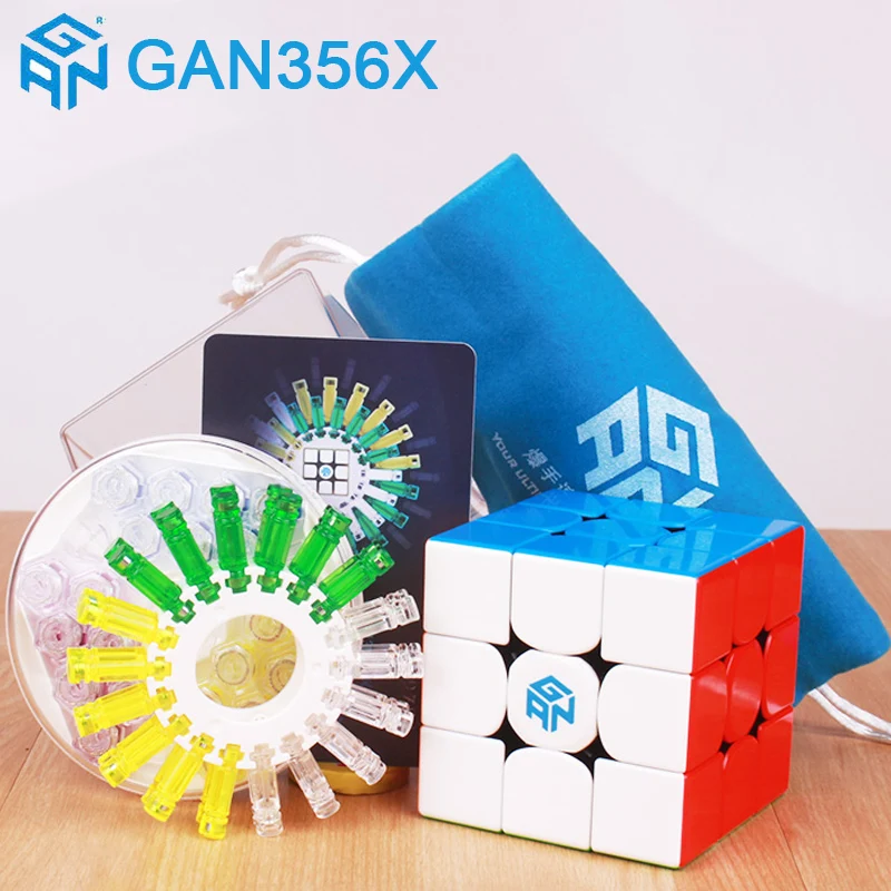 GAN 356 X Magnetic Magic Cubes Profissional Gan 356X Speed Cube Magnets Cube Puzzle GAN X Cubo Magico gans356 X In Stock