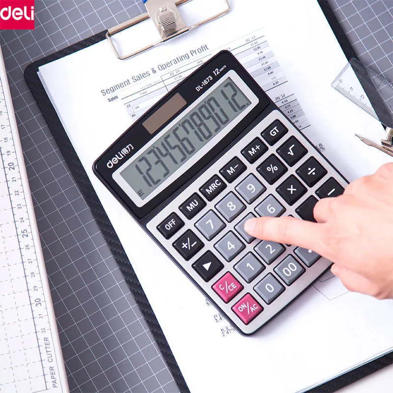 Deli Calculator Portable Multifunctional Calculadora for Student Mathematics Teaching Office School Supplies 1pc | Компьютеры и офис