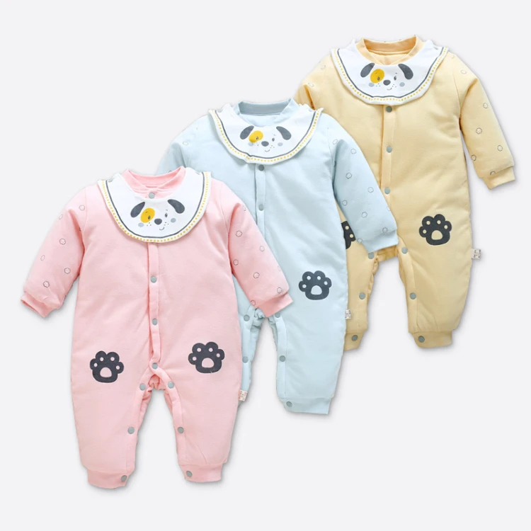 cute baby boys and girls rompers long sleeve baby outfits (1)
