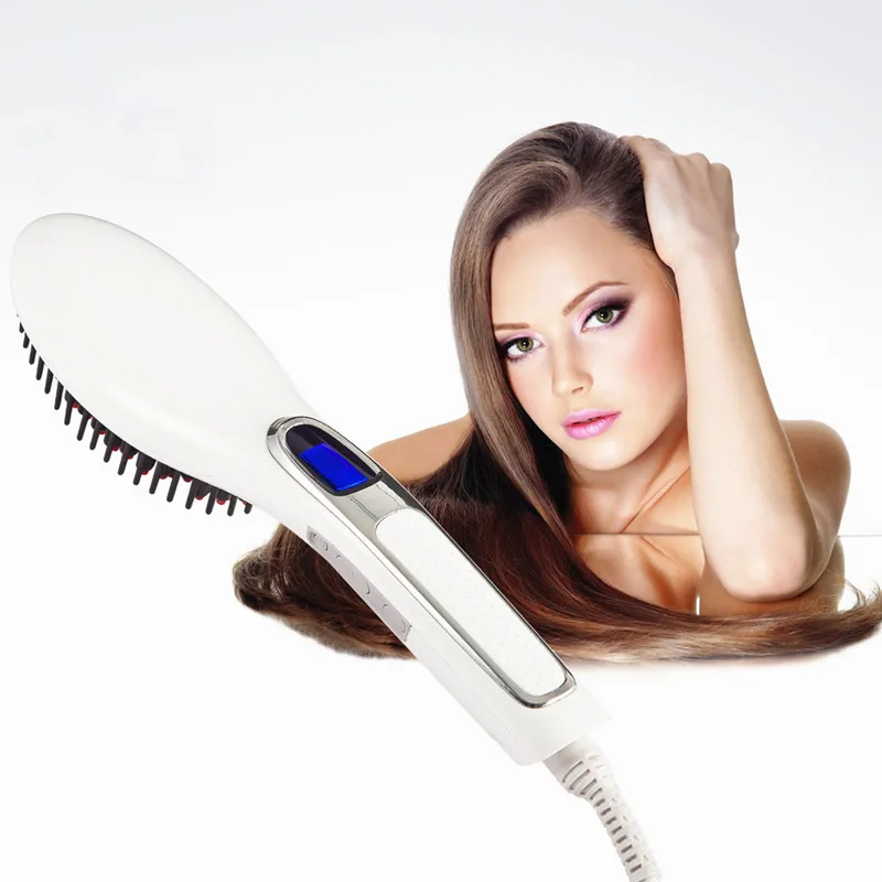 Professional Hair Straightener Comb Electric Brush Hair Straightening