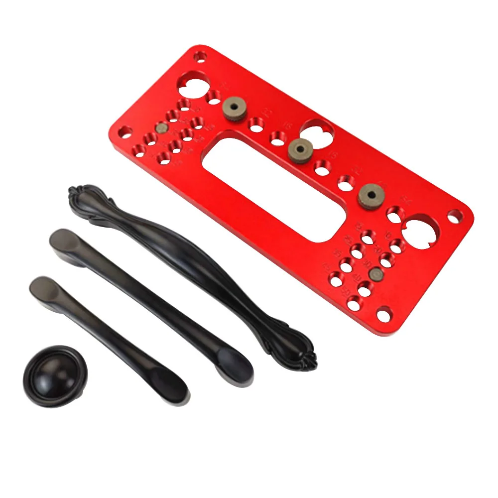 

Wardrobe Door Cabinet Positioner Punch Locator Drill Guide DIY Woodworking Tool