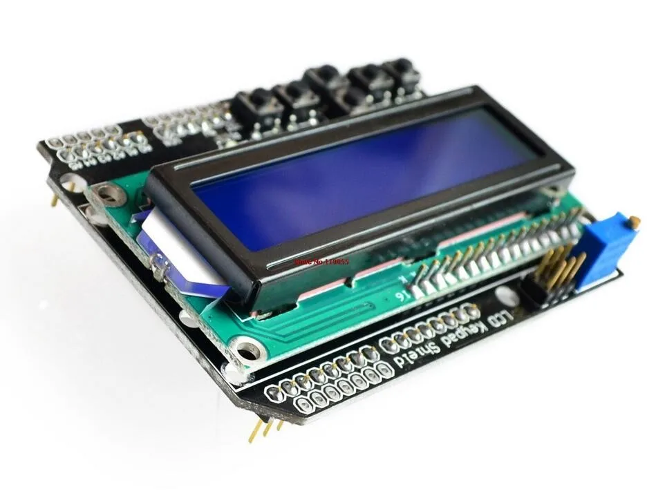 1 шт. ЖК клавиатура Щит LCD1602 дисплей 1602 модуль для Arduino ATMEGA328 ATMEGA2560 raspberry pi UNO синий