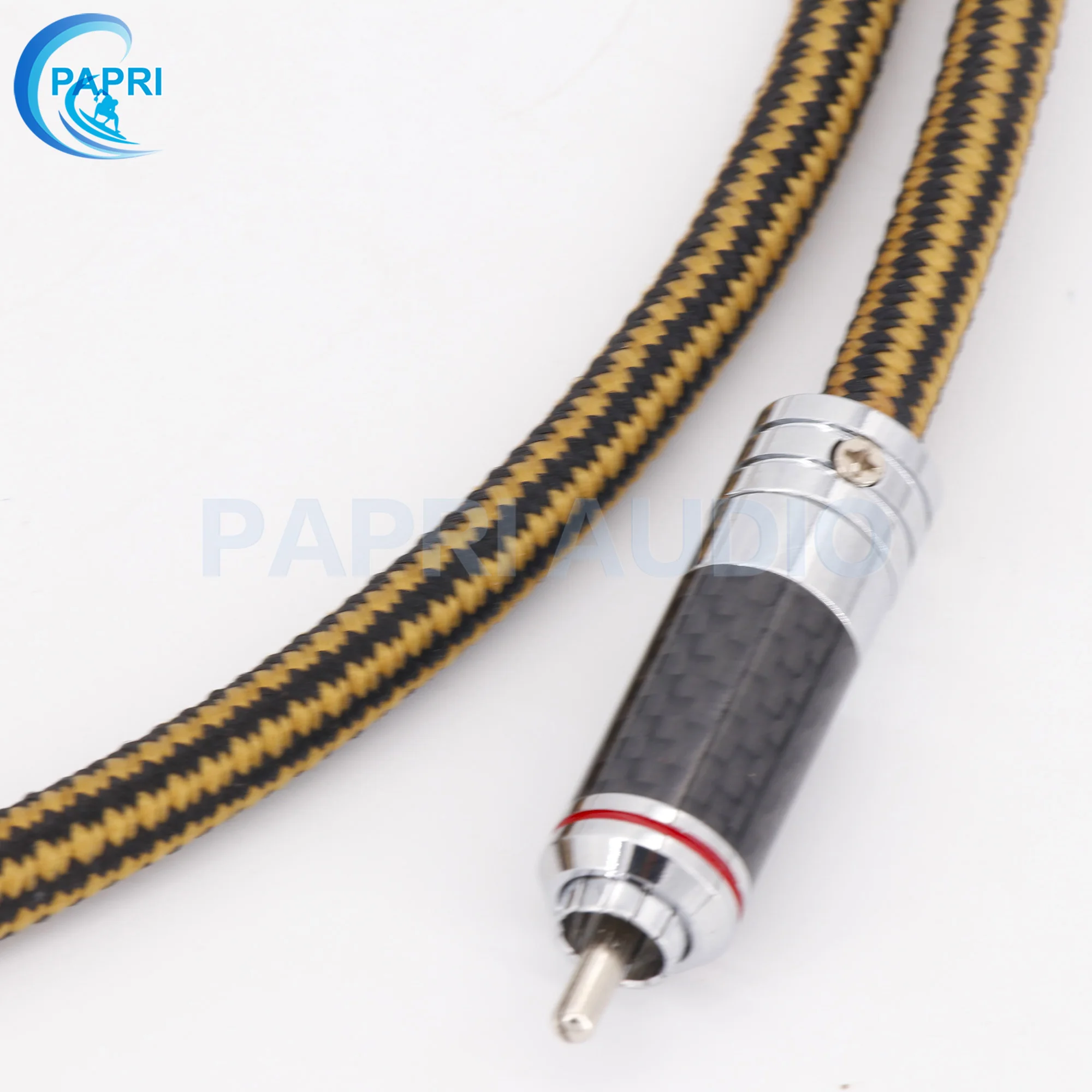 PAPRI S 9 3 5 мм RCA 6N 99.99997% OCC Медь + посеребренный кабель Разъем Папа папа аудио линия