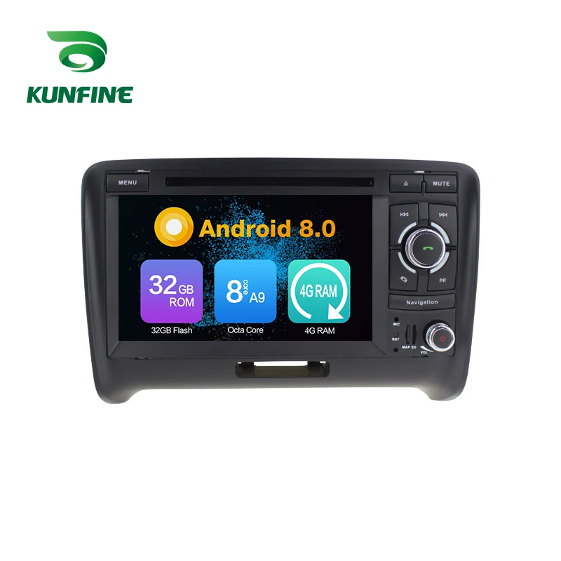 Flash Deal Octa Core 1024*600 Android 6.0 Car DVD GPS Navigation Multimedia Player Car Stereo for Audi TT MK2 2006-2014 Radio Bluetooth 2