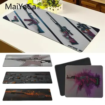 

MaiYaCa Hot Sales AK47 M4A1 AWP Large Mouse pad PC Computer mat Large Gaming Mouse Pad Lockedge Mouse Mat Keyboard Pad