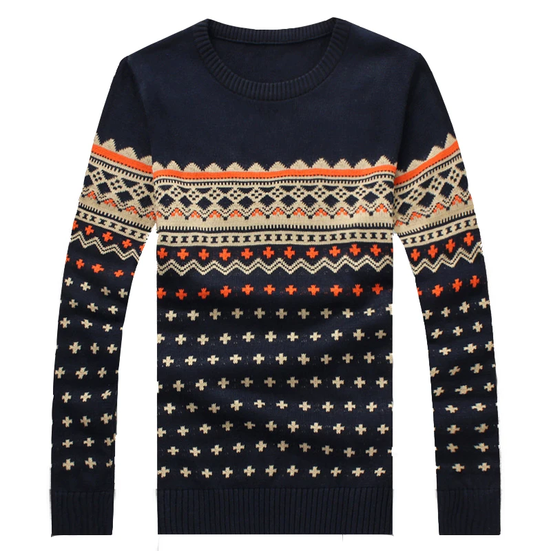 What menswear options will you choose? A jumper or jersey (British English), or sweater (American English) is a garment intended to cover the torso and arms. A jumper is either a pullover or a cardigan, distinguished in that cardigans open at the front while pullovers do not.