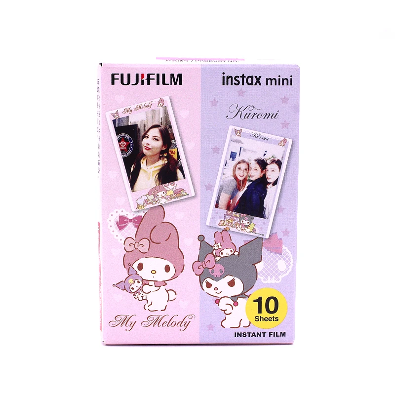 

Original Fujifilm Fuji Instax Mini 8 My melody Film 10 Sheets For 7 7s 8 9 50s 7s 90 25 Share SP-1 2 3 Instant Cameras