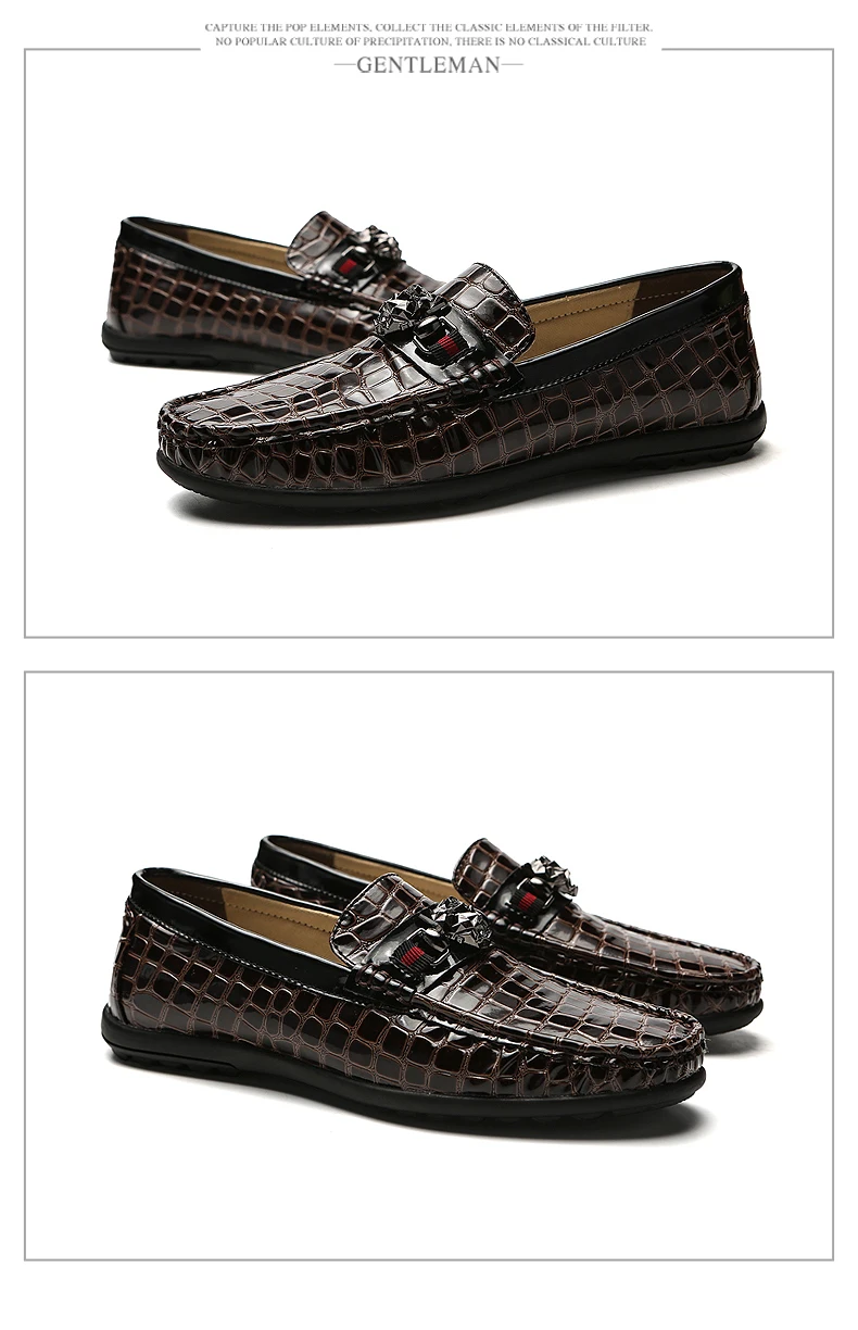 VRYHEID Высокое качество Мужская обувь из натуральной кожи Мягкие Мокасины Лоферы модные брендовые Для мужчин Туфли без каблуков удобная обувь для вождения большой размер 38-47