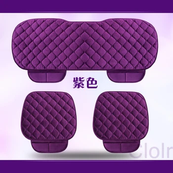 

Vehicle Seat Cushion multiple color 4 season Furry 3 pieces/Set of Anti-skid Seat Cushion easy to install