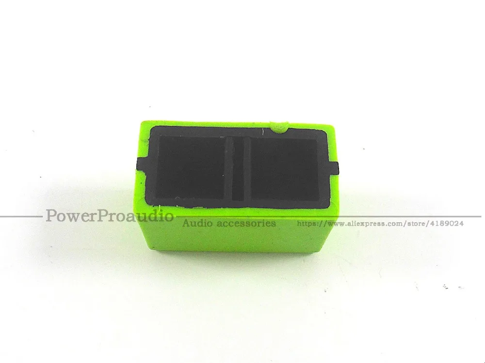 20pcs/lots Channel Crossfader Fader Cap Knob For RANE 56 RANE TTM56 TTM 56s(green)