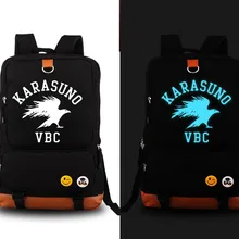 Аниме Haikyuu рюкзак аниме карасуно холст студенческий Школьный Унисекс дорожные сумки