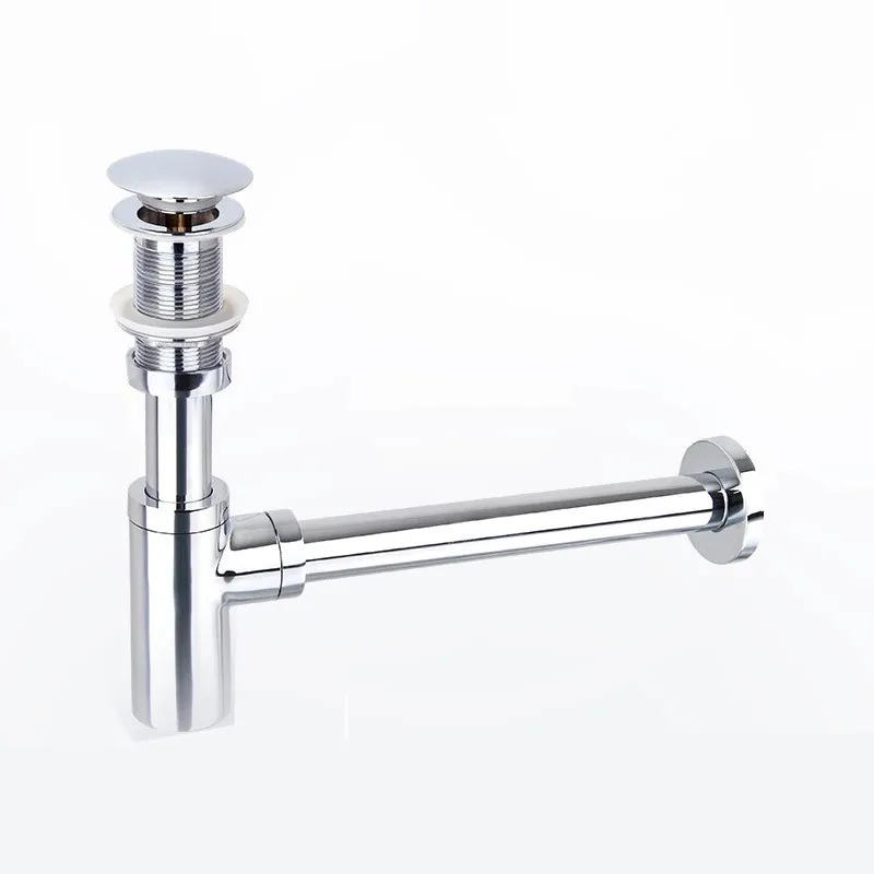 Preise LIUYUE Becken Pop Up Drain Schwarz Messing Flasche Falle Waschbecken Siphon Drains mit Pop Up Abfluss Kit P TRAP Rohr abfall Hardware