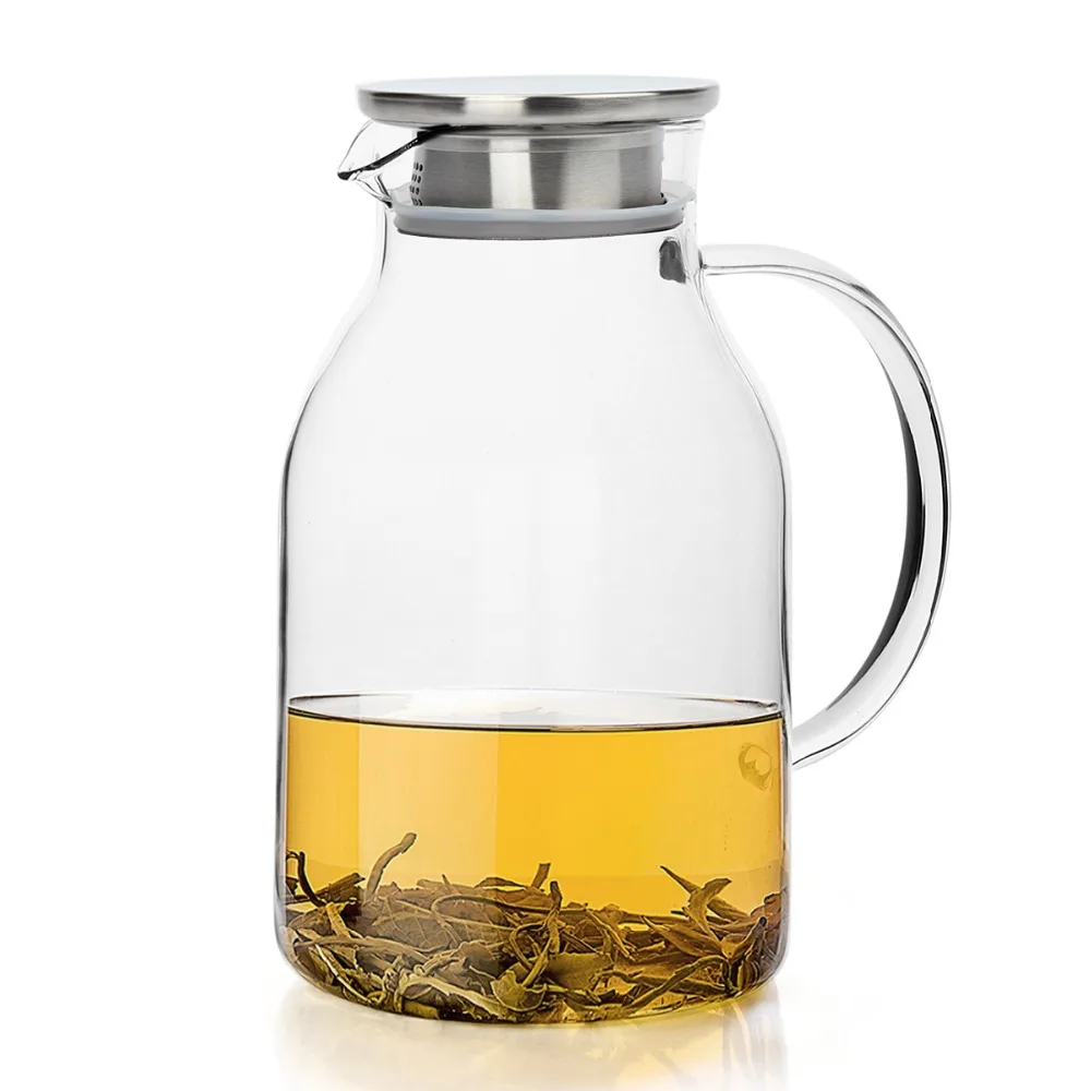 2000ml Glass kettle Heat Resistant High Temperature Explosion proof