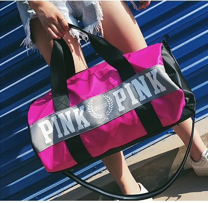 SNUGUG Водонепроницаемая женская спортивная сумка для фитнеса, уличная розовая сумка для спортзала, Мужская нейлоновая одежда, сумка для фитнеса, для девочек, тренировочные дорожные сумки