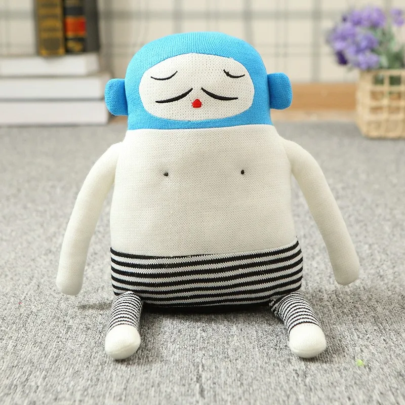 Lucky Boy Sunday Stuffed Plush Toys Dolls Peluche Hand Knitted kids Toys Crochet Soft Denmark Toys for Birthday Christmas Gift (24)