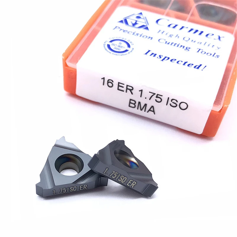 16IR 1.0ISO 1.5ISO 2.0ISO BMA токарный инструмент с резьбой карбид вольфрама вставки резец
