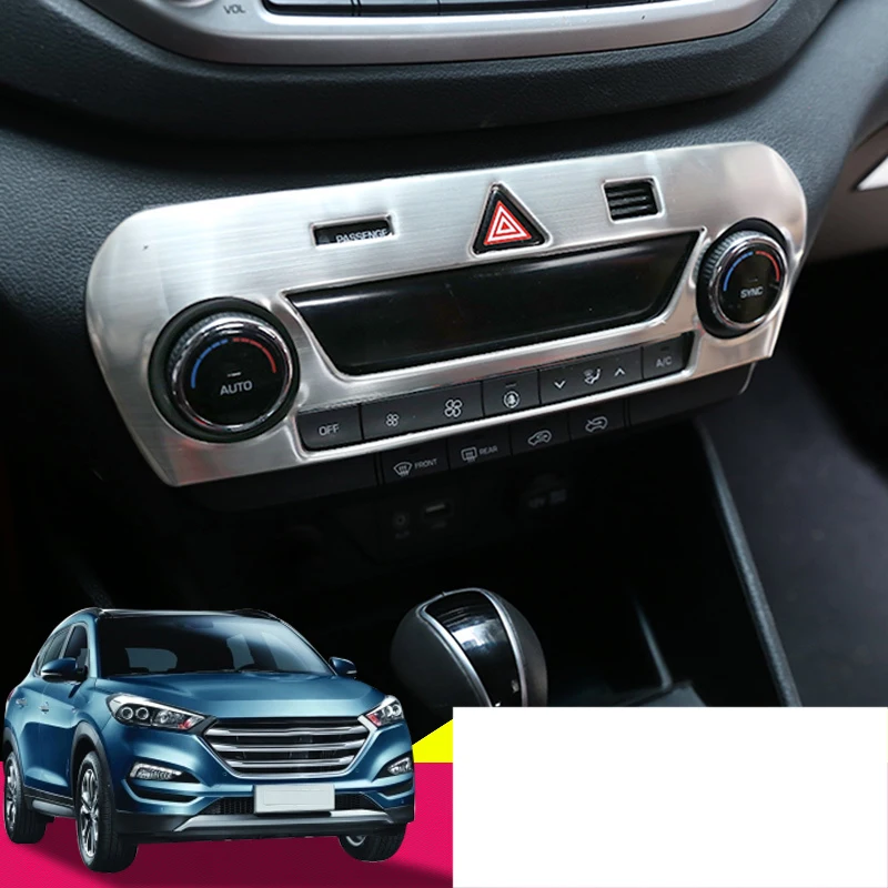 

Lsrtw2017 Stainless Steel Car Air Conditioning Contral Panel for Hyundai Tucson 2015 2016 2017 2018