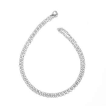 

50CM Length O-Shaped Link Chain Necklace For Diy Jewelry Findings 100pcs/lot