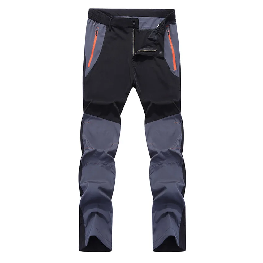 WindTaste de verano de los hombres de Camping al aire libre pantalones de secado rápido de Trekking senderismo pesca de escalada impermeable elástico pantalones KA008