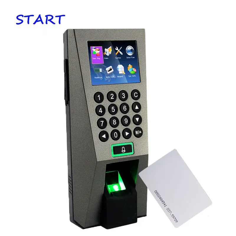 ZK F18 биометрический контроль доступа к двери с отпечатком пальца TCP/IP wiegand RFID