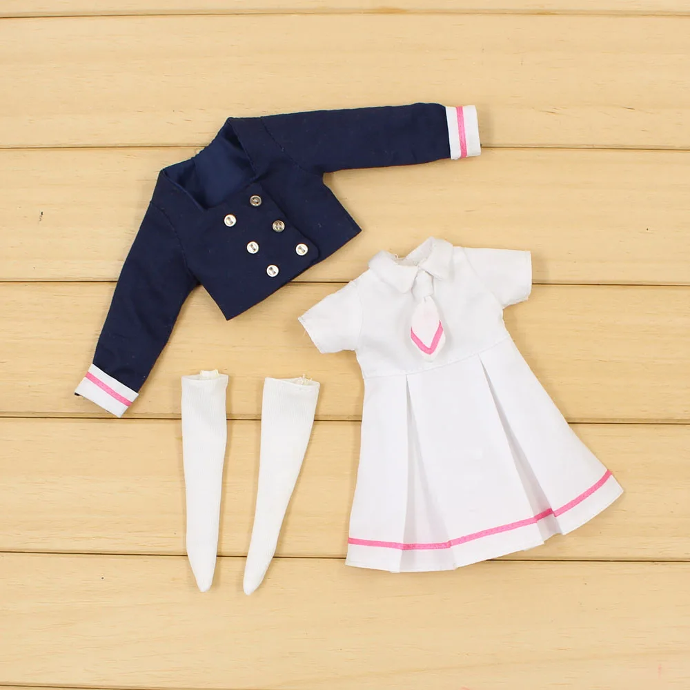 

ICY Blyth doll Clothes Cardcaptor Sakura school uniform Cute cosplay outfits for the 1/6 Size.