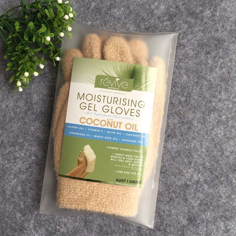 Genuine Australia Moisturizing Gel Gloves with Coconut Oil Hand Care