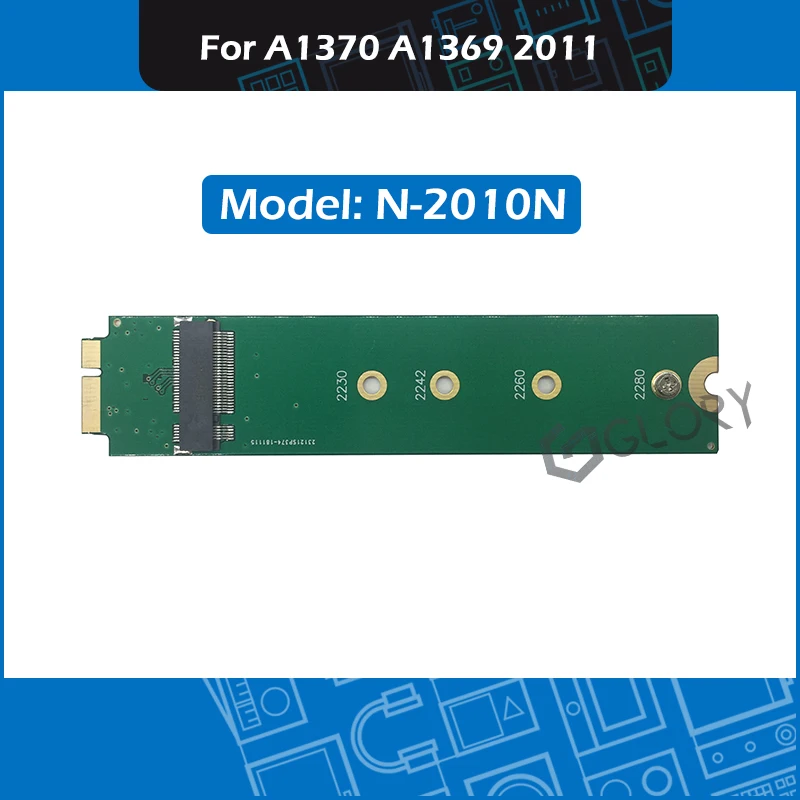 Полный новый M.2 NGFF SSD + адаптер карта N 2010N для MacBook Air 11 &quot13&quot A1370 A1369 2011|Компьютерные