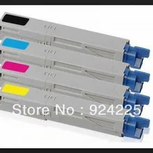 Новое поступление! 4 штуки в партии Заводская распродажа цветной картридж тонер-картридж Совместимость для oki c3400/3530/3520/3500