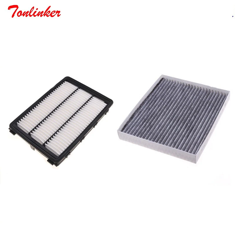 

Cabin Air Filter Set Fit For Hyundai TUCSON 1.6T 2.0L IX35 ENCINO Elantra 1.4T 1.6L Model 2015 2016 2017 2018 Filter Accessories