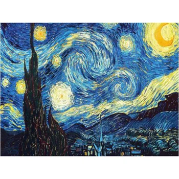 

Home Decoration DIY 5D Diamond Embroidery Van Gogh Starry Night Cross Stitch kits Abstract Oil Painting Resin Hobby Craft YY