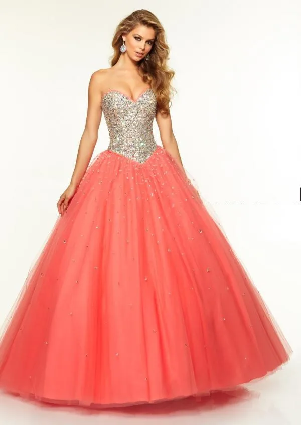 non puffy quinceanera dresses