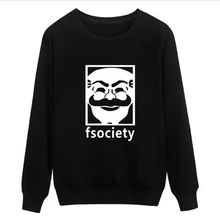 Mr Roboter Fsociety Hip Hip Stil Harajuku Sweatshirt Männer in Mens Hoodies und Sweatshirts Marke 3xl 4xl