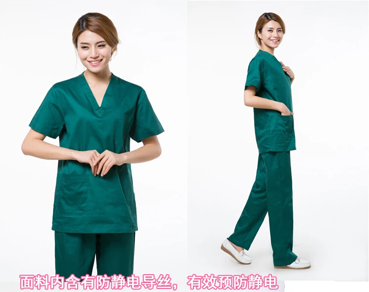 100 cotton surgical clothes medical clothes set hospital clothes