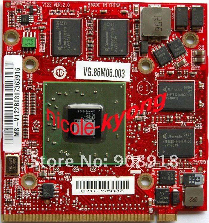 Видеокарта б/у полностью протестирована для Fujitsu Amilo A1667G A3667G M1439G M1639G M1667G M3667G M4438G