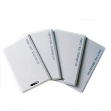 100 шт./лот контроля доступа по отпечаткам Толстые id карты 125 k/толстые EM4100 125 KHZ id-карты, белый