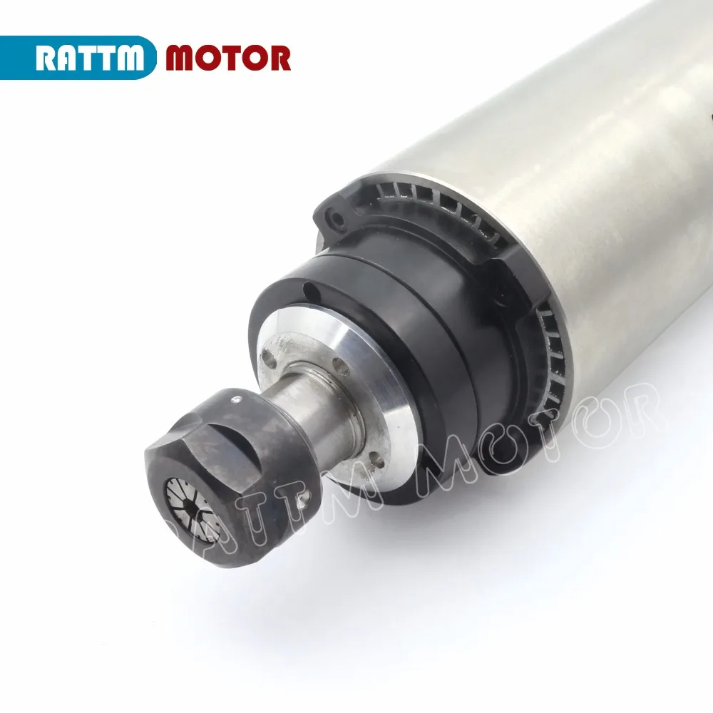 ЕС корабль CNC с воздушным охлаждением мотор шпинделя 2.2kw ER20 220V /24000rpm /4 подшипника