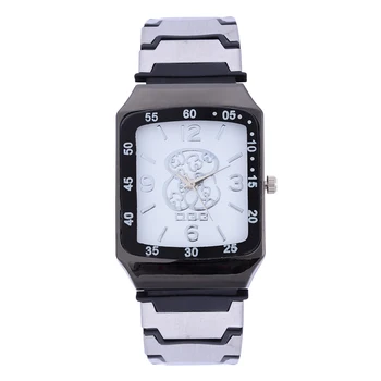 2019 New Creative Fashion Quartz Watch Luxury Brand Women Watch Casual Dress Watch Bear Gift Clock Hot Sale reloj mujer Relogios burei brand men women dress quartz watch new hand couples table clock real leather fashion casual wristwatches hot sale gift