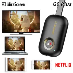 Mirascreen G9Plus 5 Гц фигратор для телевизора Dual Band 2,4 + 5,8 ГГц 4 к HD WiFi miracast Airplay DLNA ТВ карты Netflix Wi Fi дисплей dongl