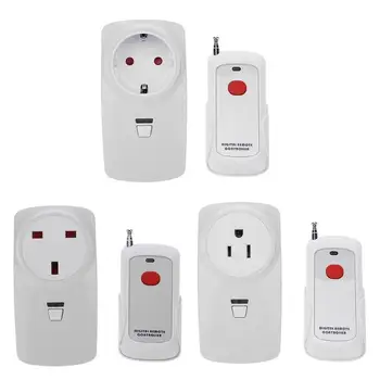 

Wireless 1 Button Remote Control Outlet Electrical Light Plug Switch Socket
