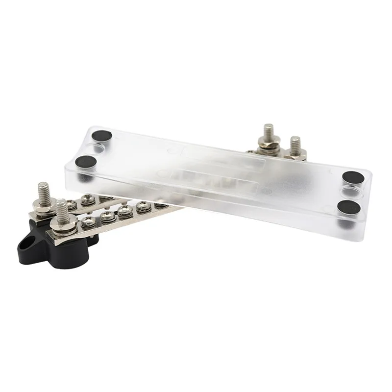 Dual bus bars with removable connecting link Bus Bars 7