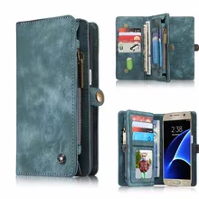 Чехол для телефона чехол для samsung Galaxy S7 край S8 S9 S10 плюс S10E note 8 9 чехол мульти-функциональный Кожаный Бумажник Магнитная задняя крышка