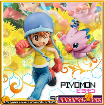 

Japanese Anime "Digimon Adventure" Original MegaHouse G.E.M. Series 1/10 Complete Figure - Sora Takenouchi & Piyomon