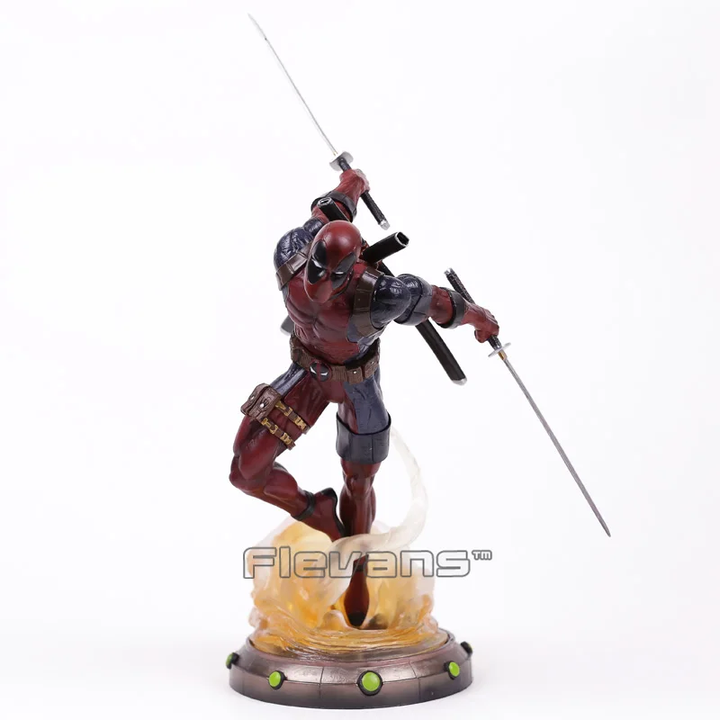 Beste Diamond Select Speelgoed Marvel Gallery Deadpool Standbeeld PVC Figuur Collectible Model Speelgoed 35 cm