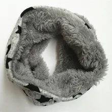 New circle winter scarf Children infinity baby scarf five star Bib Boys girls cotton kids scarf